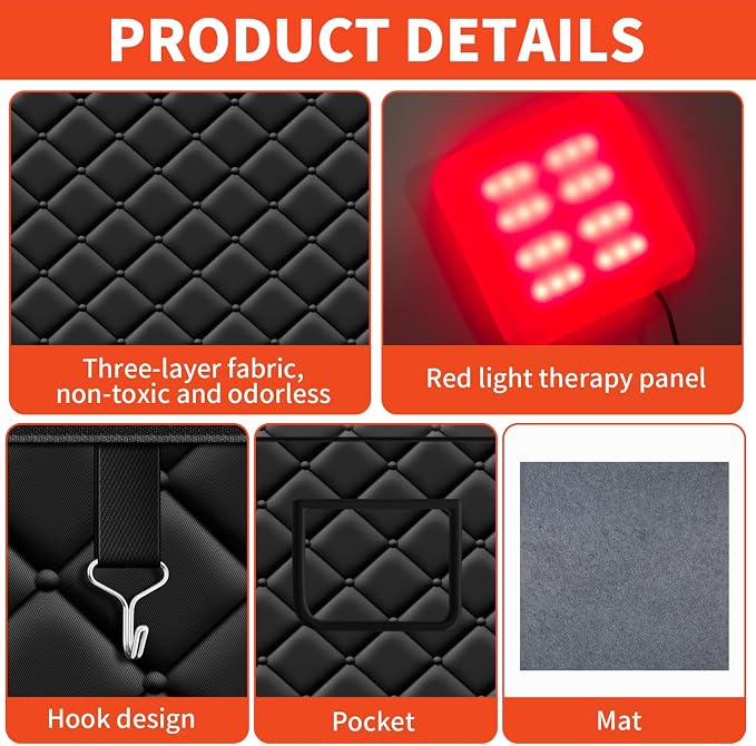 Sauna Box Red Light Theraphy - Portable Sauna for Home with 15 Levels Fast Heating, 3L/1200W Steamer and Non-Slip Mat, Remote Control for Body Relaxation, Steam Sauna for Indoor Use, 32" x 32" x 71"