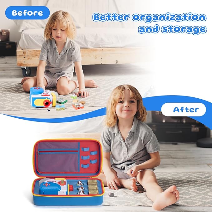 Case for Little Tikes Story Dream Machine Books Starter Set,Hard Carrying Case for Little Tikes for Storytime Audio Play Real for Littles Character Collection Travel Toy Protective Container-CASE ONLY