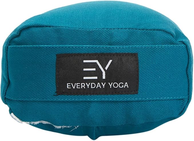 Everyday Yoga Premium Bolster, Soft & Supportive Meditation Pillow with Carry Handle, Lightweight Cushion for Restorative Yoga & Relaxation (Multi-Color)