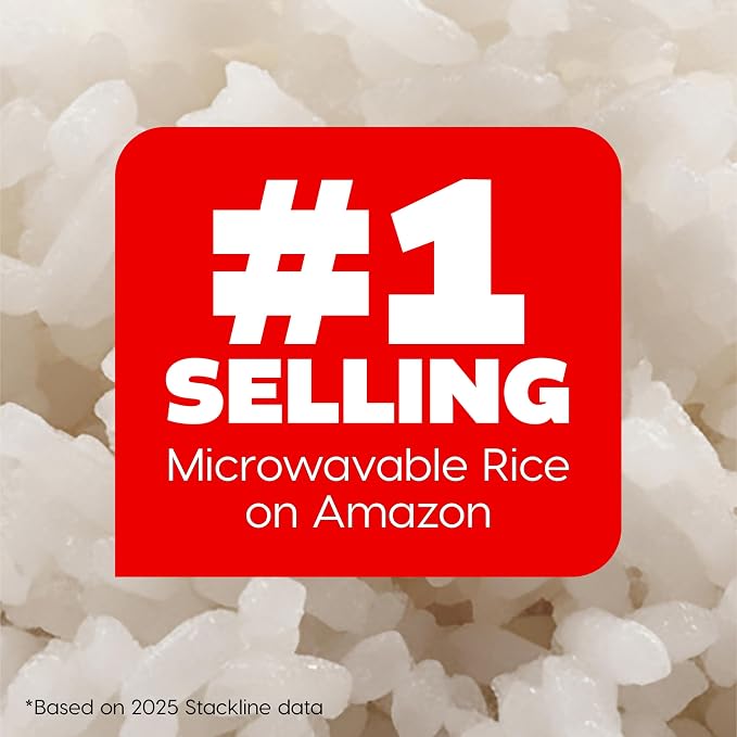 IRIS Instant White Rice, 24PK, Japanese Short Grain Vegan, Microwave 80 sec | Non-GMO, Gluten Free, Vegan, Ultra Premium Japanese Sushi Rice, Product of Japan