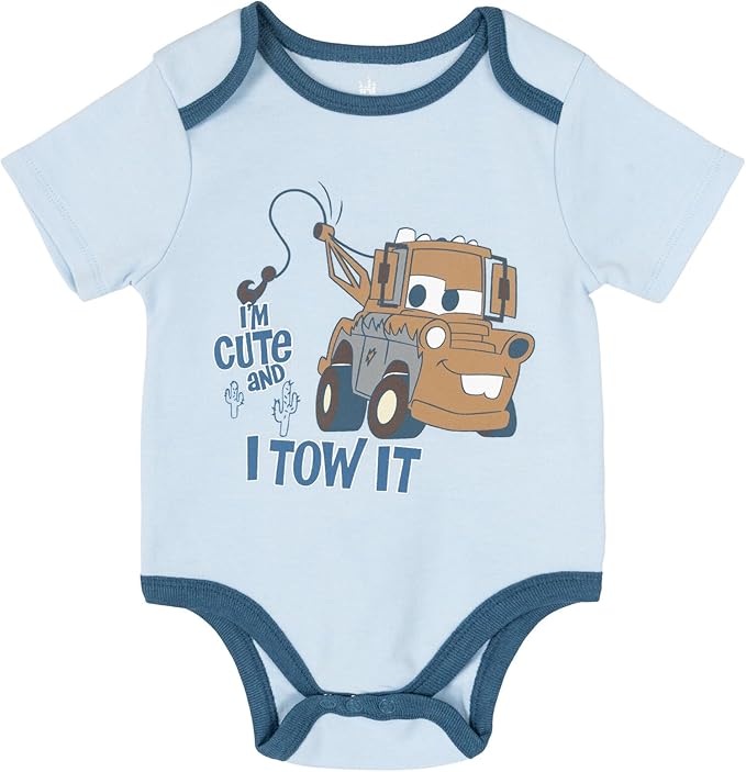Disney Baby 5 Pack Bodysuits Newborn to Infant Sizes (Newborn - 24 Months)