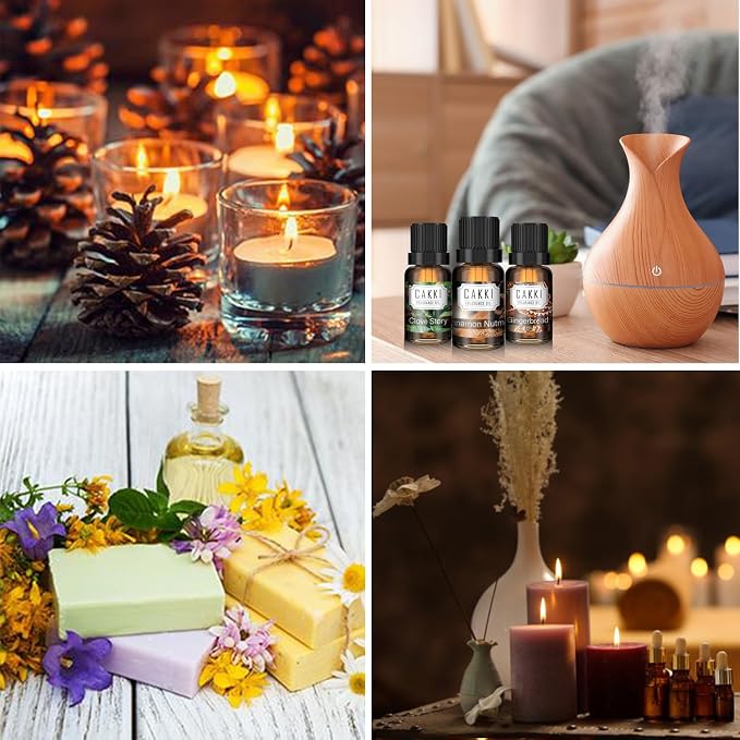 Essential Oils for Diffusers for Home, Scent-Cozy Sweater, Single Large Size 50ml, Cakki Fragrance Oils, for Candle Making, for Soap Making, Diffuser Oil Scents