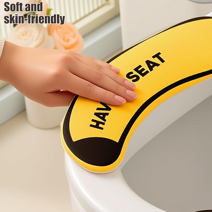 of Fruit Shaped PU Toilet Seat Covers Featuring Gentle Texture and Simple Adhesive Installation for Bathroom Comfort Hygienic Toilet Seat Cover