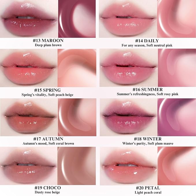 BBIA Glow Tint – Lip Plumping Volumizing Glossy & Glowy Lip Stain Naturally Moisturizing Comfortable Texture Lightweight Long-Lasting Vivid Color Non-Sticky Korean Makeup (16 SUMMER, Pack of 1)