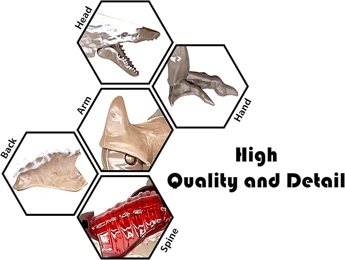 Godzilla vs. Kong Hollow Earth Skull Crawler Toy Action Figure, 2021 Movie Series Movable Joints King of The Monsters Birthday Kid Gift, Travel Bag