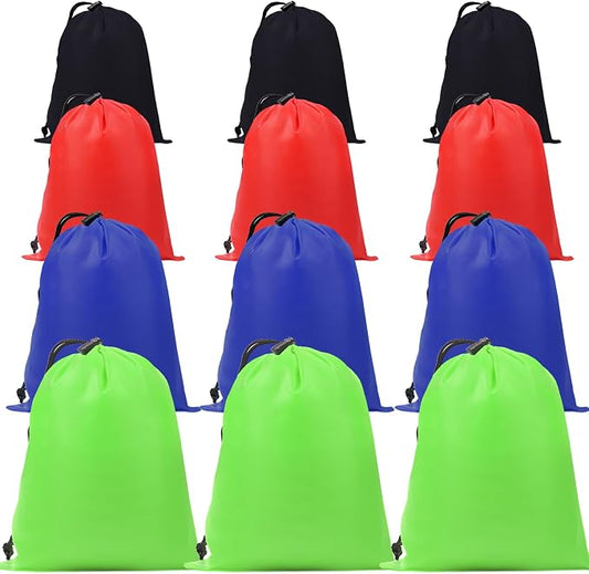 iMucci Upgrade Drawstring Bag Sack Nylon Bag Ditty Bag for Gym Traveling, Hiking, Yoga, Shopping
