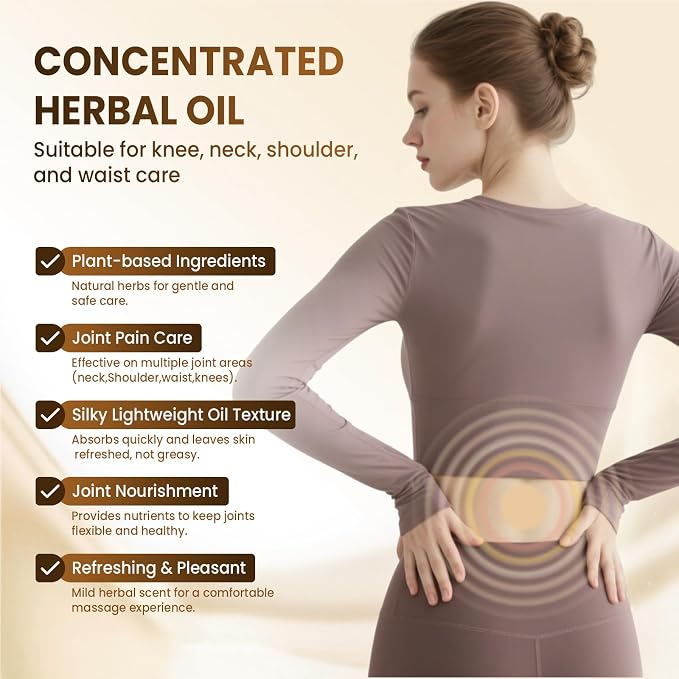 DoctorPro Soothing Relief Massage Oil Joint Muscle Relief Essential Oil for Arthritis Relief,Muscle, Knee, Shoulder, Hand Discomfort| Pure Natural Plant Extract| Non-Greasy,roll-on Design