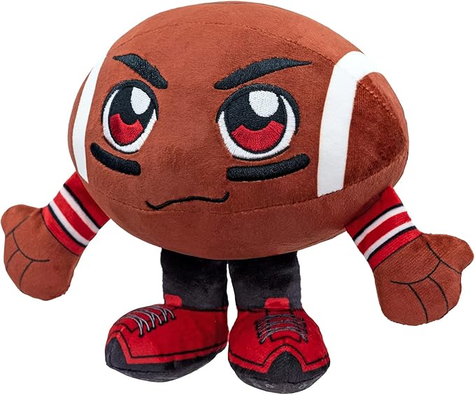 Bleacher Creatures Georgia Bulldogs 8" NCAA Kuricha Football Sitting Plush - Soft Chibi Inspired Plush
