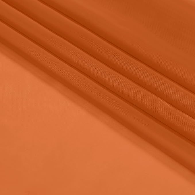 OWENIE Orange Sheer Curtains 96 Inch Length, Elegant Sheer Curtains for Bedroom, Window Voile Sheer Curtain Panels/Drapes/Treatment for Living Room, 2Pcs, Each 42" W x 96" L