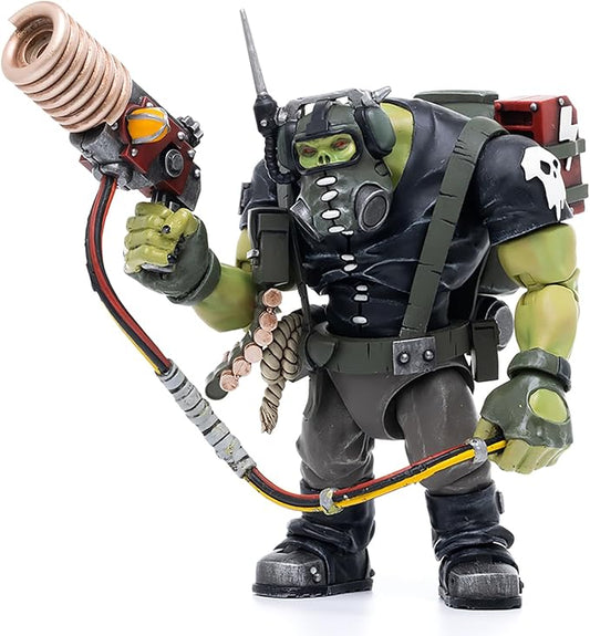 JOYTOY Warhammer 40K 1/18 Action Figures, Ork Kommandos Comms Boy Wagzuk Perfect for Collectors & Decor, Ideal Gift for Birthdays, Christmas, Character Figure - JT2979