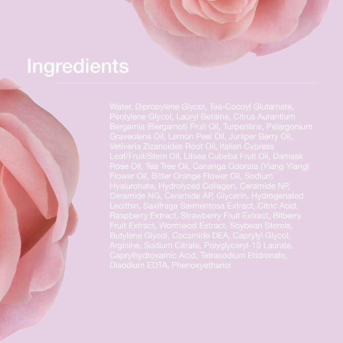 iroha INTIMATE CARE Foaming Type Feminine Wash - Damask Rose & Geranium Scent, Luxury Anti-Aging Skincare with Ceramides, Rose Oil & Antioxidant Berry Extracts, 150ml