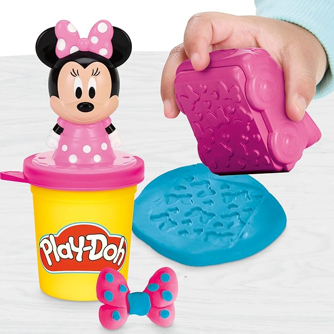 Play-Doh Disney Junior Mickey Mouse Clubhouse, Stamp & Go Megapack with Mickey, Minnie & Donald, Arts & Crafts Preschool Toys for Kids 2+