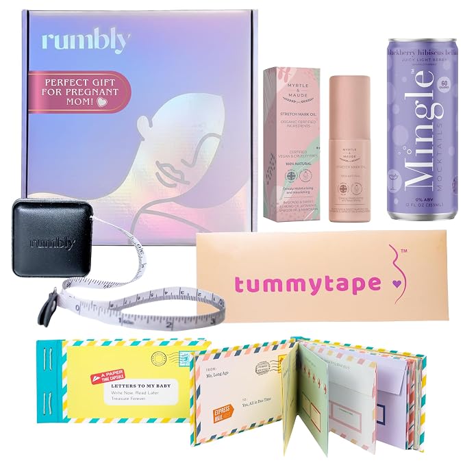 2nd Trimester Mom-to-Be Essentials Box - Pregnancy Gifts for Expecting Mom - Care Package with Essential New Mommy Items & Pregnancy Must-Haves - Second Trimester