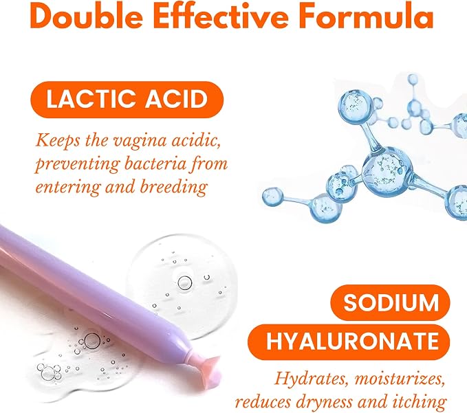 Muun (BV) Symptoms Relief & Vaginal Moisturizer - Pack 12 Restoring pH Balance for Fishy Odor, Dryness, Itching - Menopause & Perimenopause Women - User Friendly, Hormone & Estrogen Free