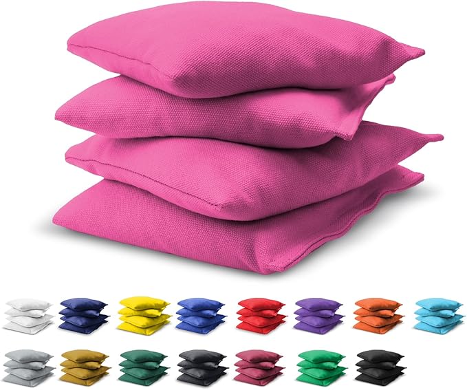 GoSports Cornhole Bean Bags Set of 4-16 Colors Available - Regulation All Weather, Mix and Match