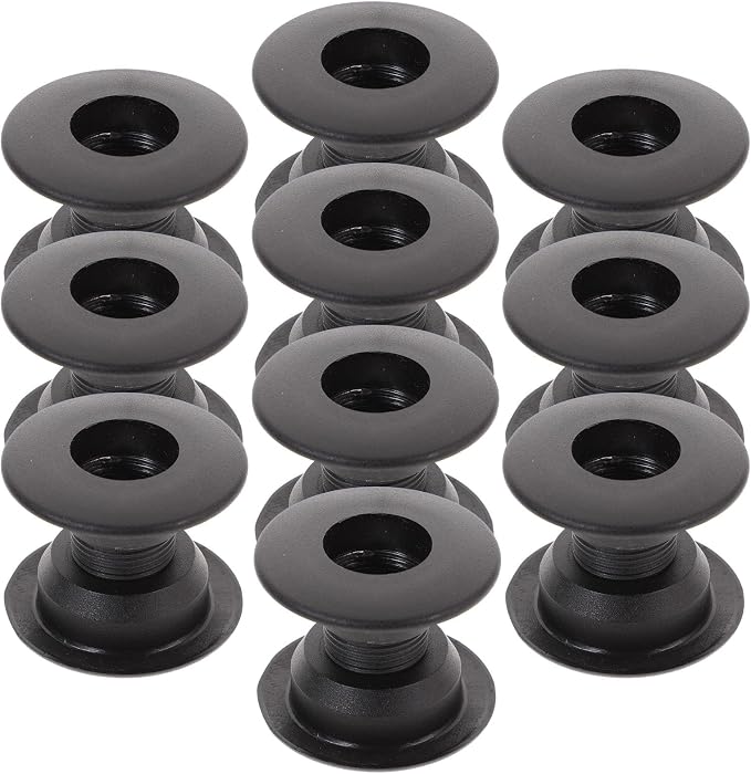 Table Foosball Bushings,10Pairs Table Football Board Bearings, Football Bearing Rods Foosball Machine Accessories, Shafts Covers Parts (Hole Diameter 16mm)