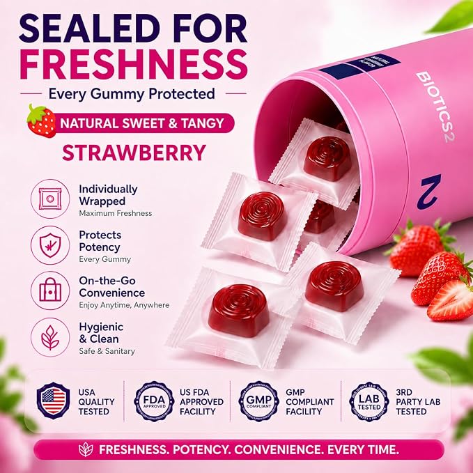 Flora12 Vaginal Probiotics for Women pH Balance Gummies with Prebiotics 8x Billion Probiotics 5x Extracts Saw Palmetto, Dong Quai, Motherwort, Wild Kelp & Yam | Vegan Sugar-Free Gluten-Free, 120 Ct