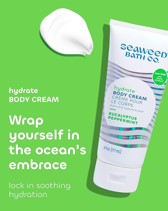 The Seaweed Bath Co. Body Cream, Eucalyptus & Peppermint