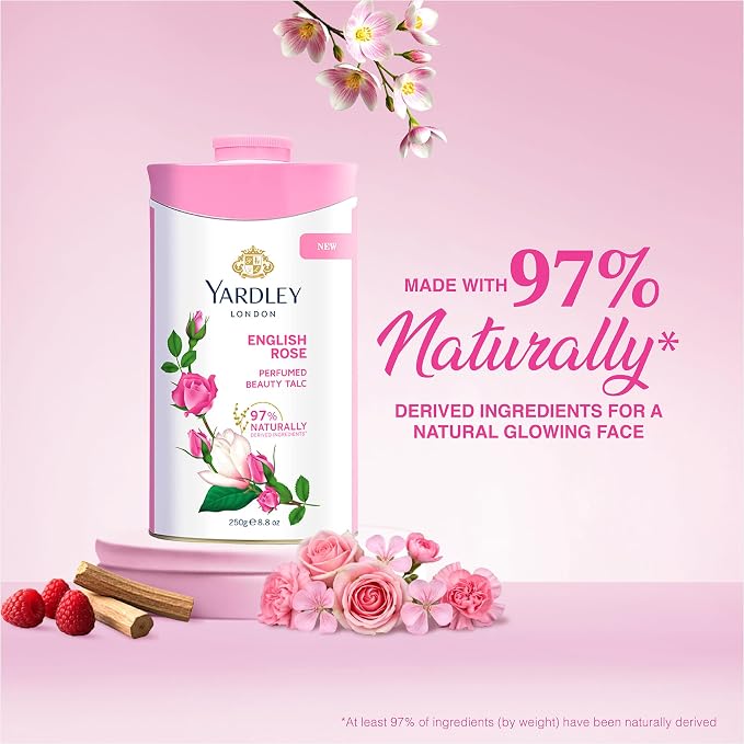 Yardley English Rose Perfumed Talc, 250 g