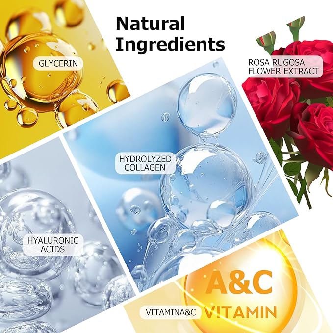 Jakuva 30 Pairs Lip Masks & Eye Masks,Gold Under Eye Patches for Puffy, Moisturizing Lip & Eye Skin, Anti-Aging, Reducing Fine Lines,Nourishing for Face Care