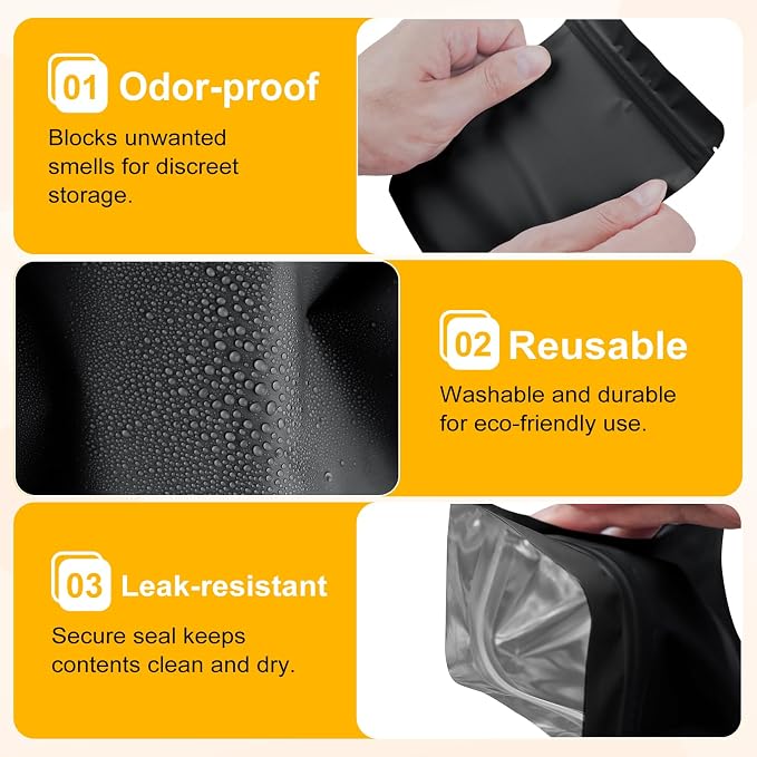 300-Pack Black Discreet Sanitary Disposal Bags - Waterproof and Leak-Proof.Opaque Feminine Hygiene Waste Bags for Tampons,Pads & Liners(Black)