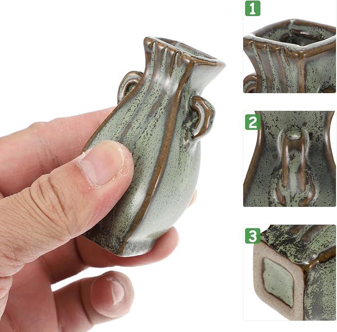 Ceramic Vase Set and Plant Container House Decor Farmhouse Style Modern Decorative