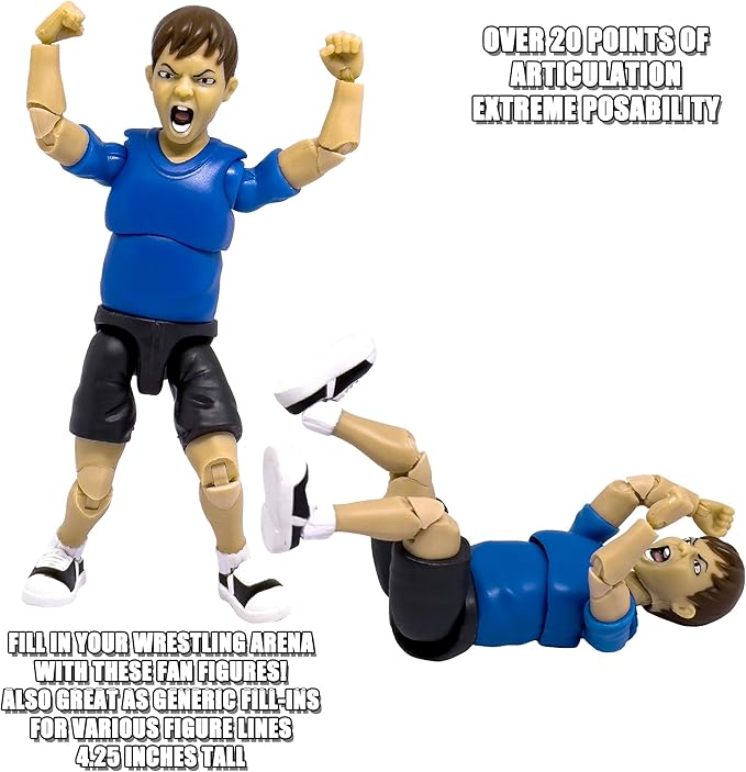 Ultimate Wrestling Crowd Fan Figures: Mikey