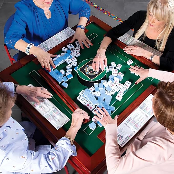 Mahjong Cards 2025 Official Revision, 8 Pcs Large Size Print National Mahjong League Card 2025, Easy-to-Read Rule Cards for American Mah Jongg