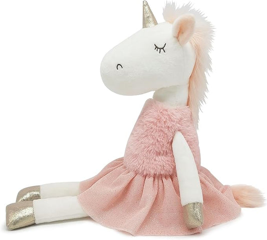 Unicorn Toys for Girls Age 4-6,16.5" Pink Unicorns Stuffed Animal Baby Girl Toys, Ballerina Unicorn Plush Toys for Ages 8-13 Girl,Cute Plush Dolls for Girls and Decor