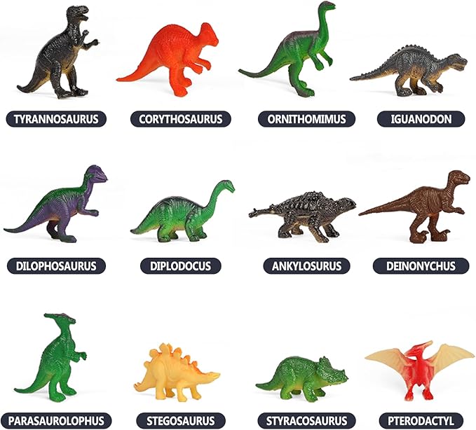 Big Dig Dinosaur Excavation Kit, 12 Dinosaur Figures with Digging Tools, Educational STEM Toy, Ages 6+