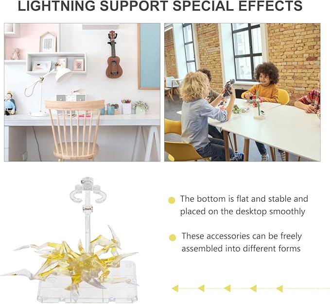 iplusmile 1set Action Figure Stand Diy Assembly Doll Rack Clear Toy Model Bracket for Displaying and Organizing Figurines Sturdy and Lightweight Easy Assembly with Stable Base