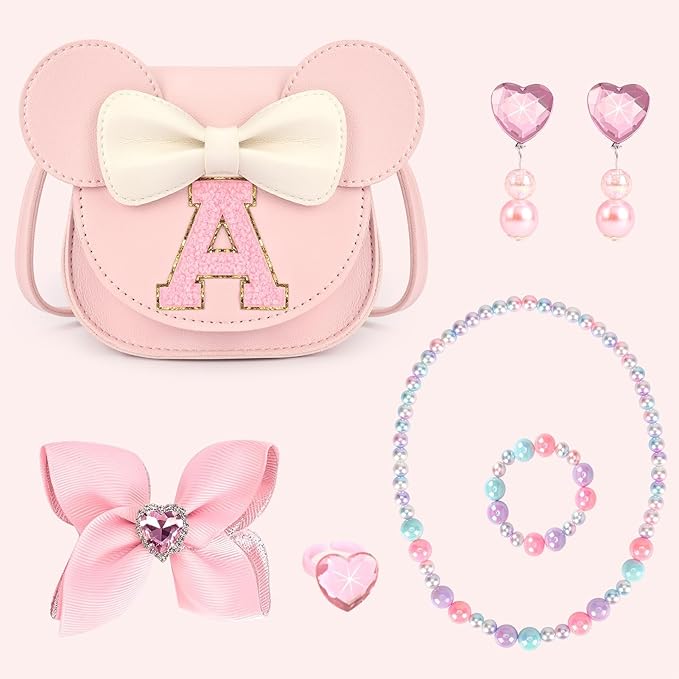 mibasies Toddler Purse Gifts for Girls: 3 Year Old Girl Gifts, Mouse Toys Purse Set