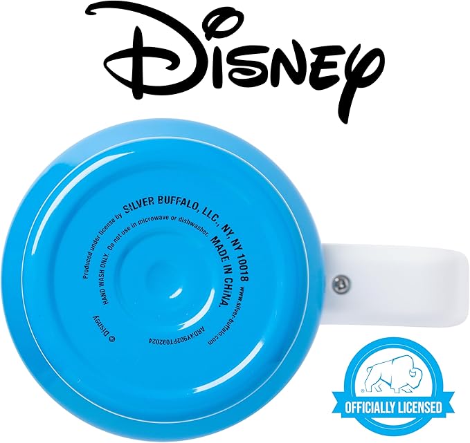 Silver Buffalo Disney Mickey Mouse Stainless Steel Tumbler with Straw Cover, Lid, Straw, and Handle Featuring Donald Duck, Daisy Duck, Minnie Mouse, Mickey Mouse, Goofy, and Pluto, 40 Ounces
