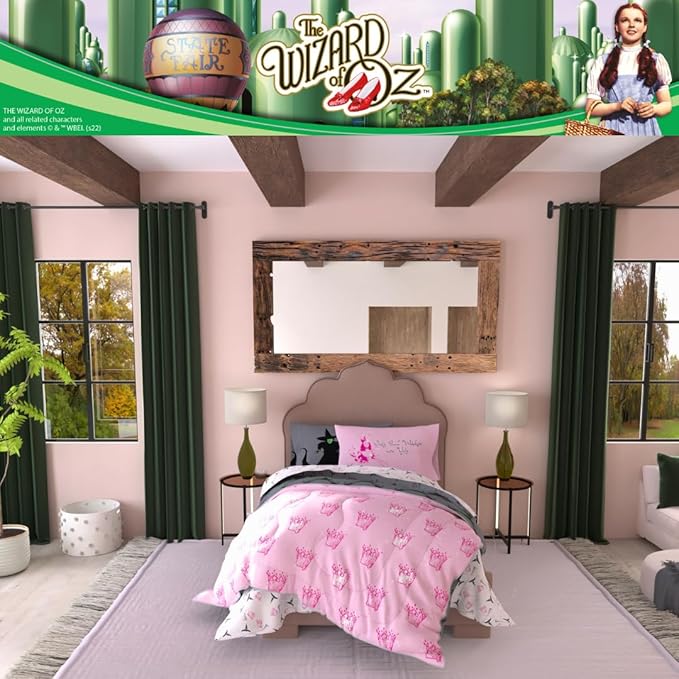 Collectibles The Wizard of OZ Bedding 7 Piece Super Soft Reversible Comforter and Sheet Set with Sham, Full, (Officially Licensed Product) by Franco