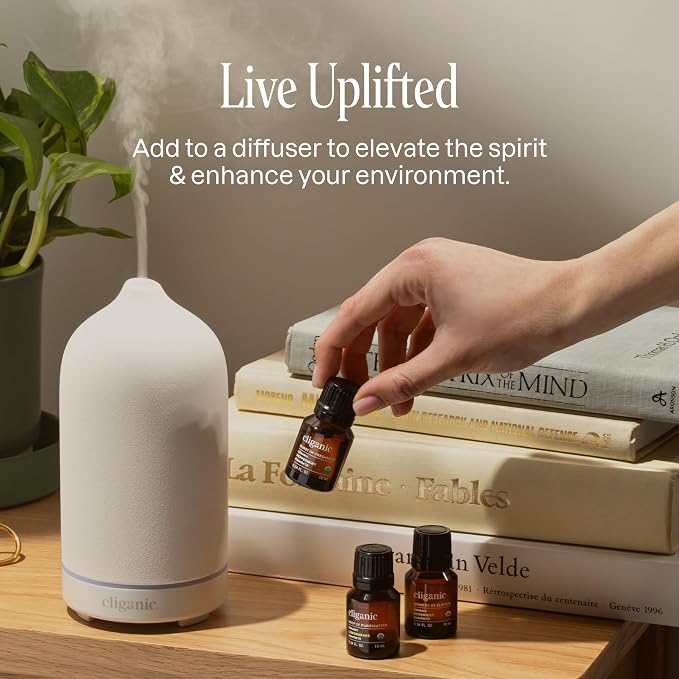 Cliganic Organic Essential Oils Blend - Deep Breaths - State of Flow (Packaging May Vary)