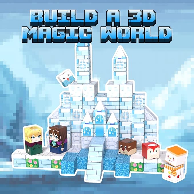 150PCS Magnetic Blocks,Toys Princess Castle for Girls,Magnetic Building Block for Kids,Birthday Gift
