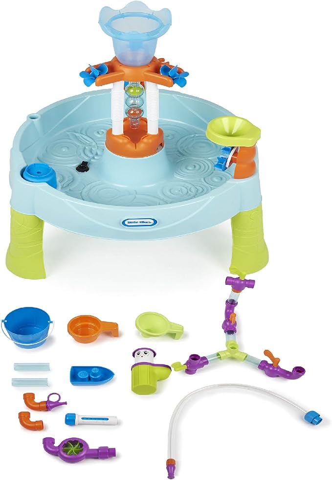 Little Tikes Flowin' Fun Water Table, 2 + years with 13 Interchangeable Pipes