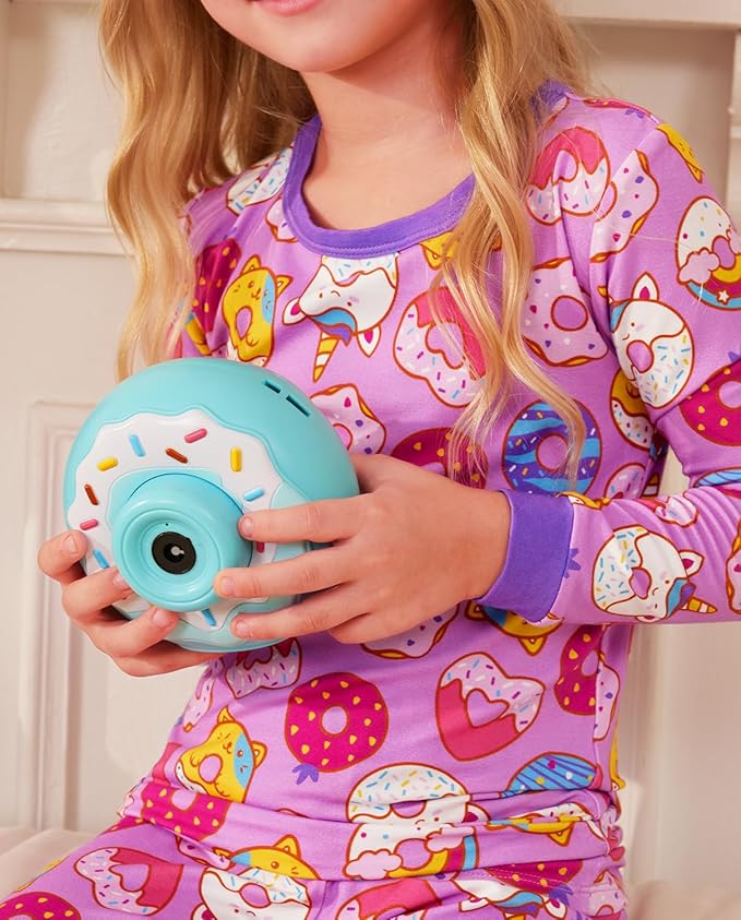 Bamboo Viscose Toddler Girls Kids Pajamas Unicorn Mermaid Pjs Long Sleeve Snug fit 12M-8Y 2pcs Soft Jammies