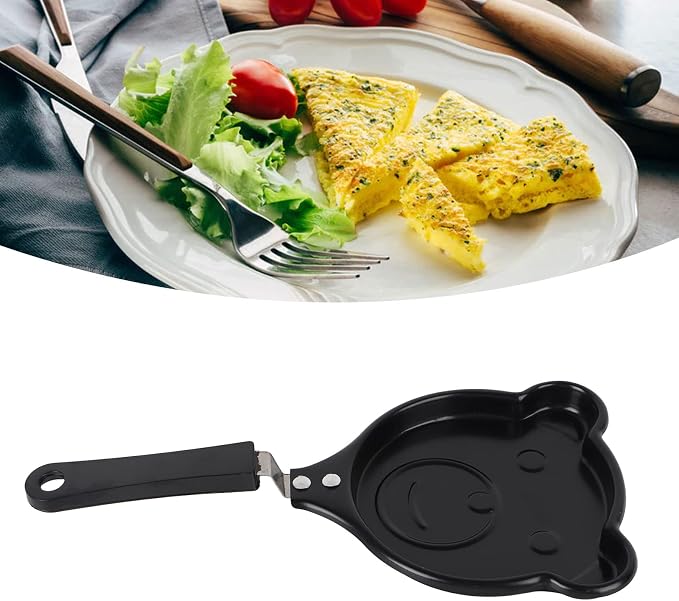 Topyond Mini Nonstick Egg Frying Pan Place Pan Innovative Korean Breakfast | Mini Nonstick Egg Frying Pan Place Pan Innovative Korean Breakfast Pot DIY Mini Egg Pan Breakfast Single Omelette Pan