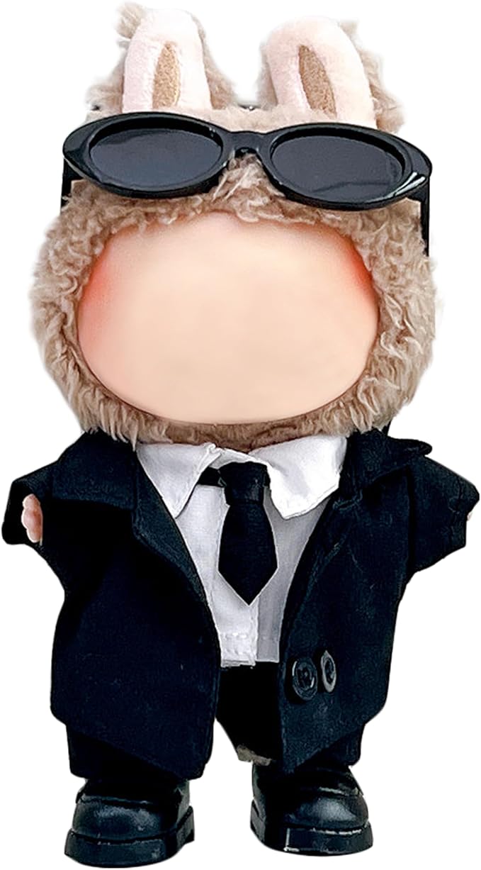 Clothes Fit for 17CM Doll, Fashion Doll Clothes Outfit Set Cute Theme Designer Toys Dress Accessories for Collector Fans Display (Suit Sunnies)
