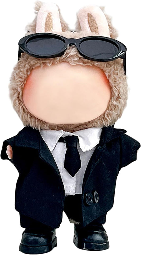 Clothes Fit for 17CM Doll, Fashion Doll Clothes Outfit Set Cute Theme Designer Toys Dress Accessories for Collector Fans Display (Suit Sunnies)