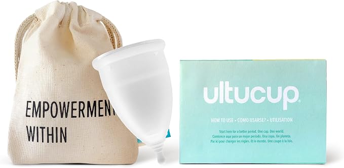 Menstrual Cup - Super Soft and Flexible -100% Medical Grade Silicone -Free from BPA - Wear up to 12 Hours - Made in USA (Model 2 - Large)