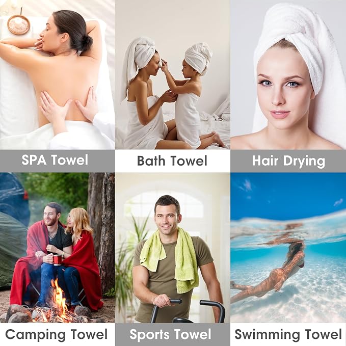 JML Luxury Hotel & SPA Bath Towels (2 Pack, 30"x60") - 350GSM High Density Fleece Towel Sets - Super Soft and Absorbent, Lint Free, Fade Resistant Oversized Bath Towel, Coral Fleece Camel | 350GSM, Microfiber, Super Soft, Absorbent, Quick-drying, Light...