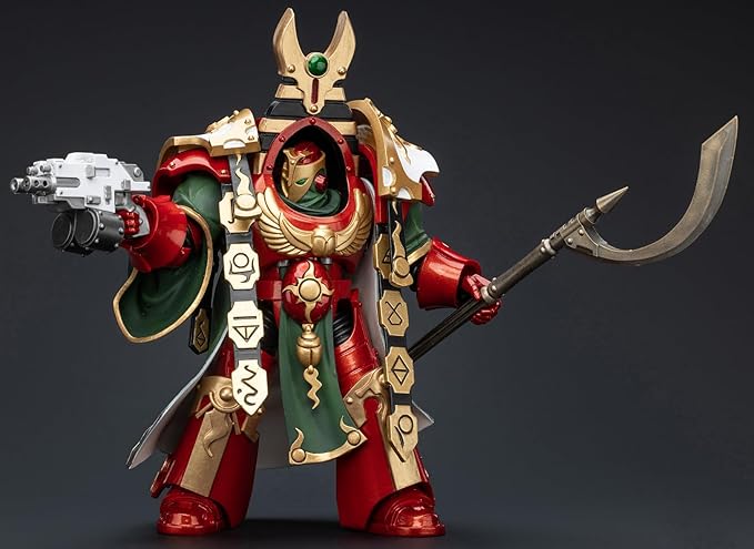 JOYTOY Warhammer 40K 1/18 Action Figures, Thousand sons Legion Praetor in Cataphractii Terminator Armour Castor for Collectors & Decor, Ideal Gift for Birthdays, Character Figure -JT5765