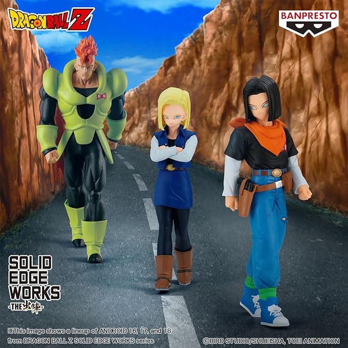 Banpresto - Dragon Ball Z - Android 17, Bandai Spirits Solid Edge Works Figure
