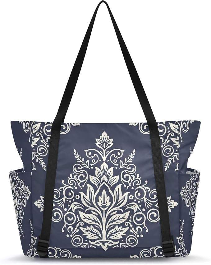 MCHIVER Yoga Bag for Women Men Large Yoga Mat Bag with Adjustable Strap Workout Bags Totes for Pilates Yoga Travel