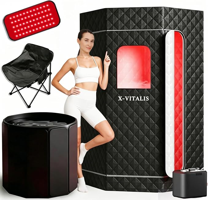 Portable Steam Sauna Tent for Home 3L Infrared Sauna for Indoor, Outdoor, Gym, Spa