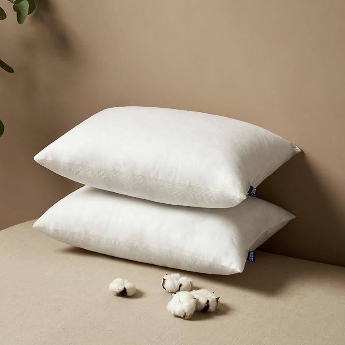 MIULEE Pillow Insert and Olive Green Decorative Pillow Covers