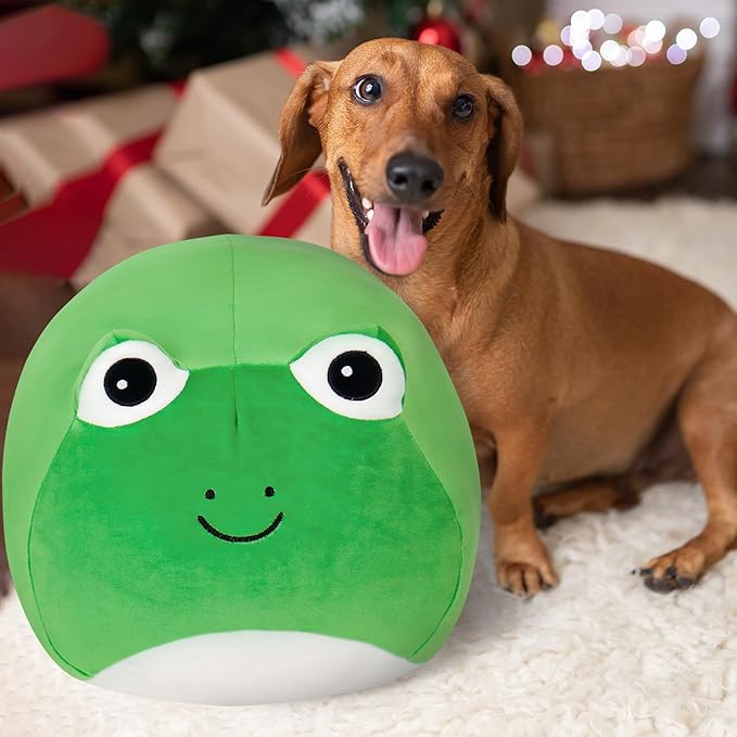 Wepop 20in Frog Stuffed Animal, Big Frog Plush, Cuddle Stuffed Plushies Pillows Gifts for Kids Adults Boys and Girls