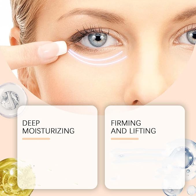 Beauty Crema De Ojos Con Péptidos 5D, Crema De Ojos Con Peptido 5D, Peptide Eye Cream, Eye Cream Anti Aging, For Dark Circles And Puffiness, Skin Under Eyes Moisturize (1PC)